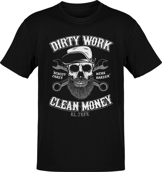 Premium Dirty Work Clean Money Old School -shirt