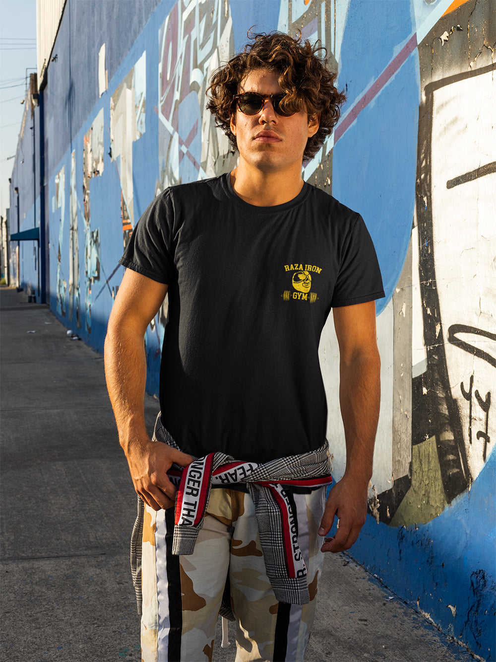 Raza Iron Old School ( Front & Back Print ) T-Shirt