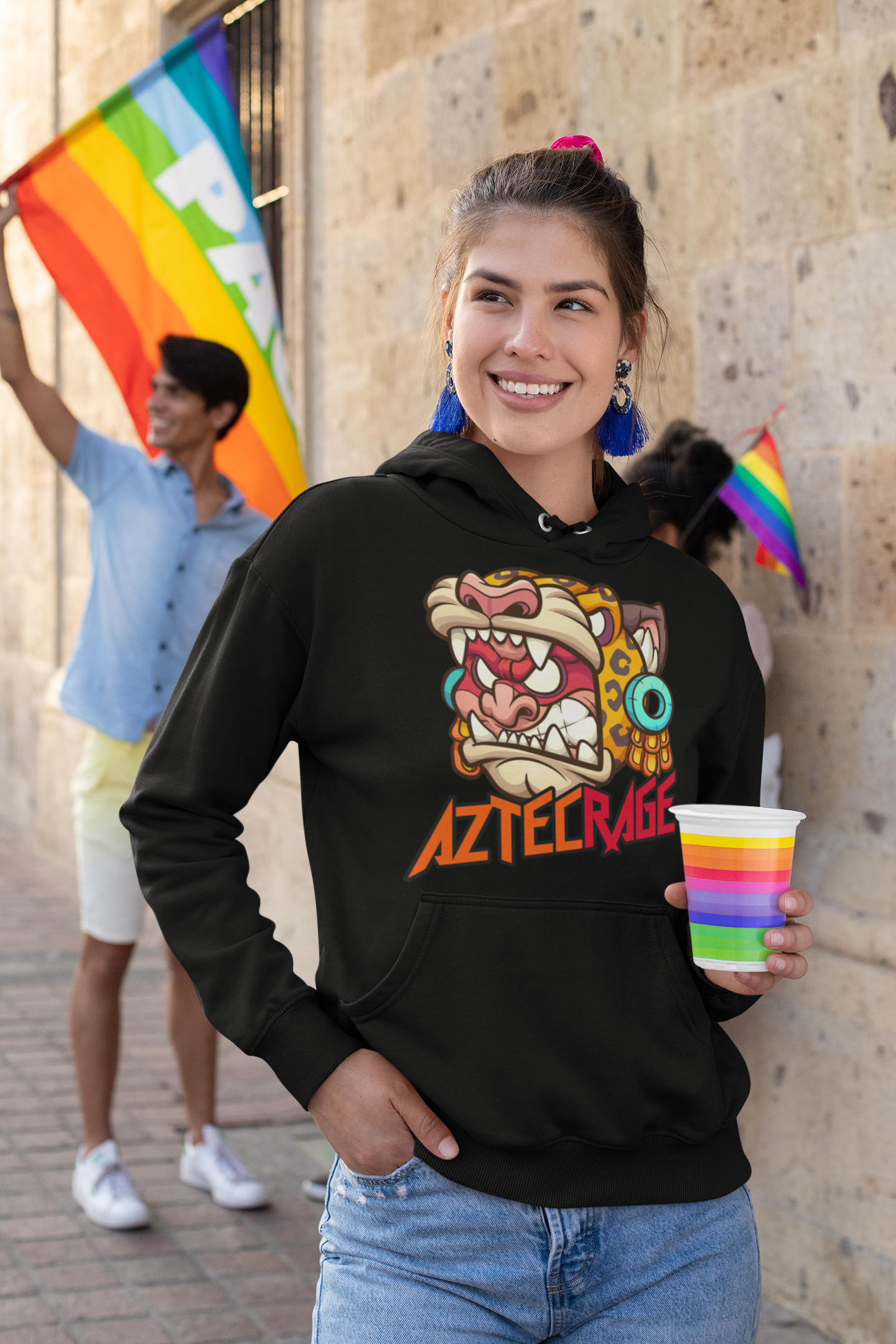 AZTEC RAGE  HOODIE