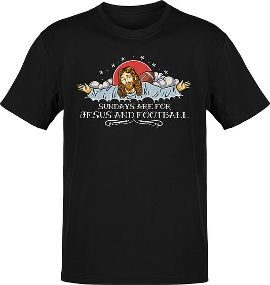 Premium Jesus And Football OG Tattoo Old School Tee