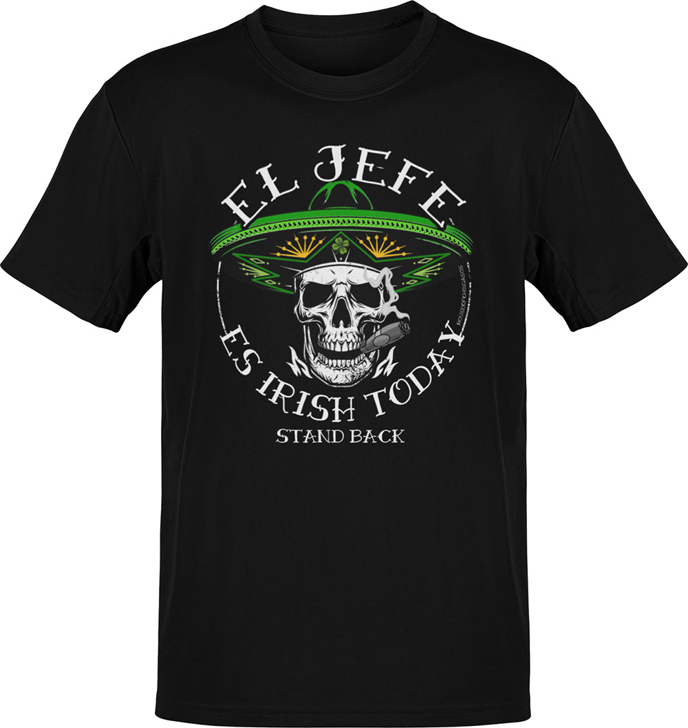 Premium El Jefe Is Irish Today OG St. Patrick's Day T-shirt