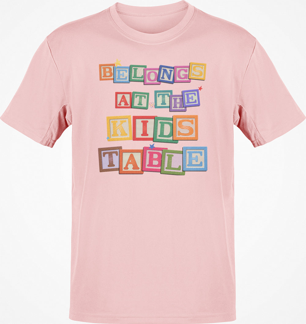 Premium Belongs At The Kids Table Thanksgiving T-shirt