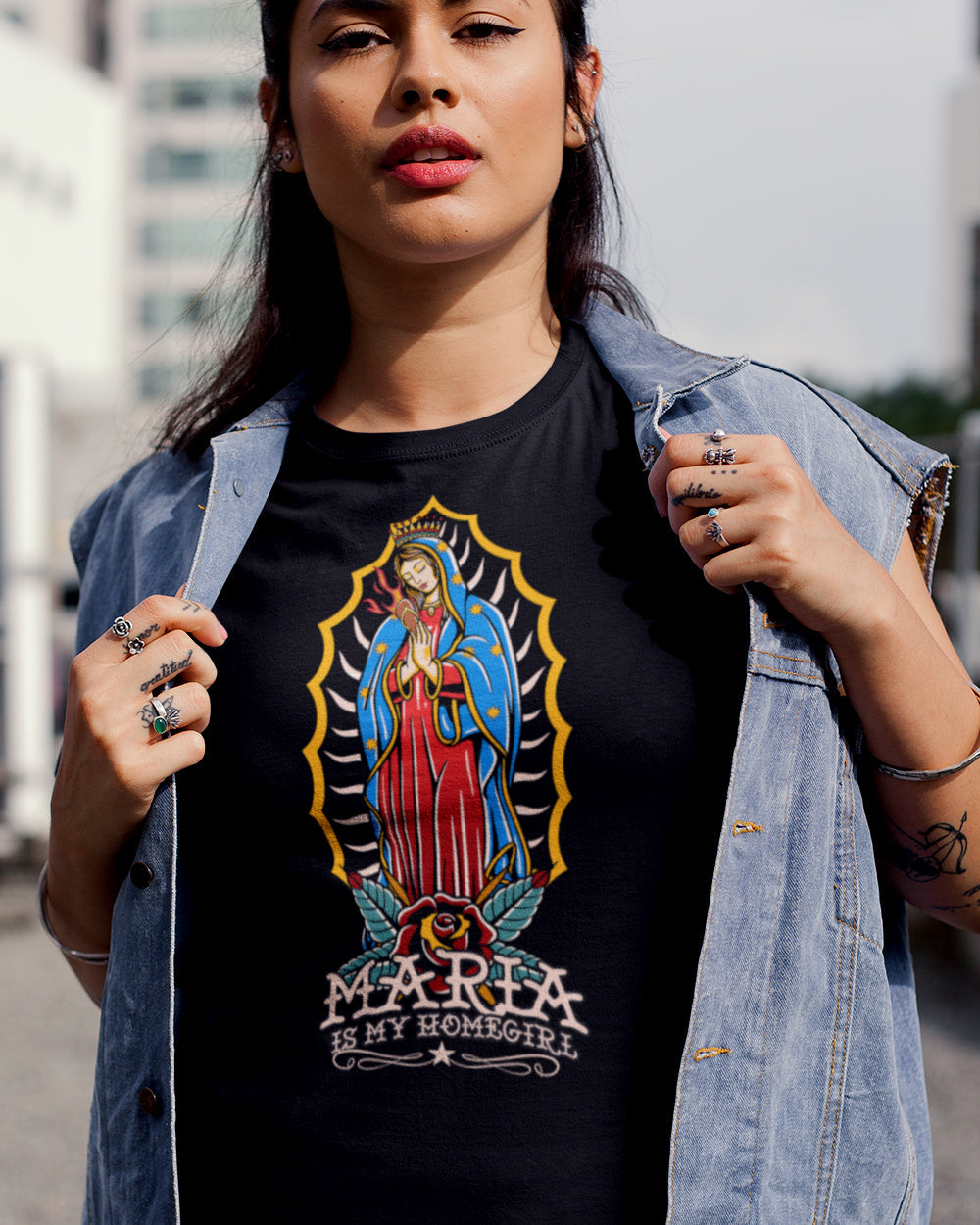 Premium Unisex Maria Is My Homegirl Tatuaje Tee ❤️