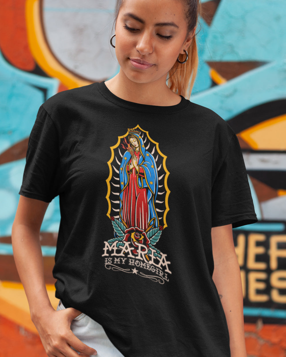 Premium Unisex Maria Is My Homegirl Tatuaje Tee ❤️