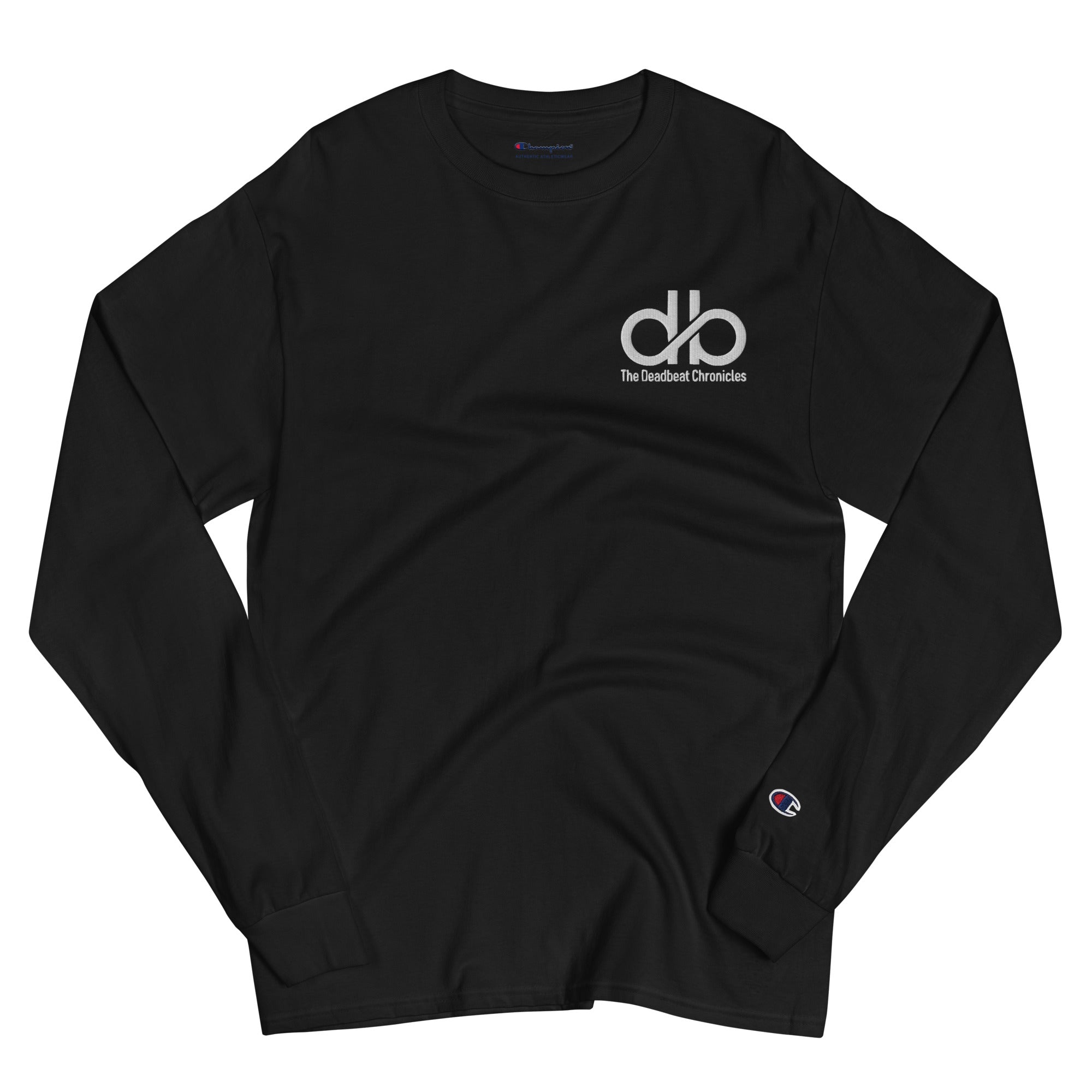 Deadbeat Chronicles Embroidered Champion Long Sleeve Shirt
