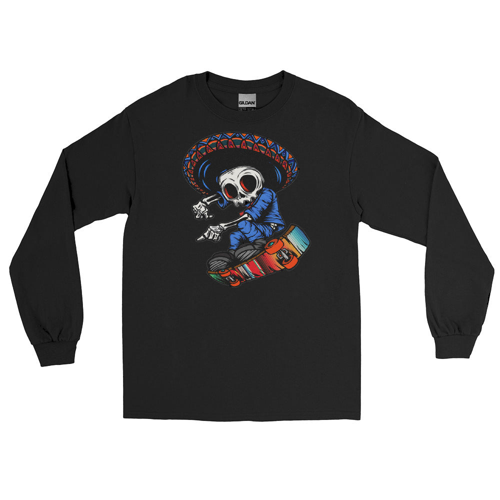 Órale Calavera  OG Raza Men’s Long Sleeve Shirt