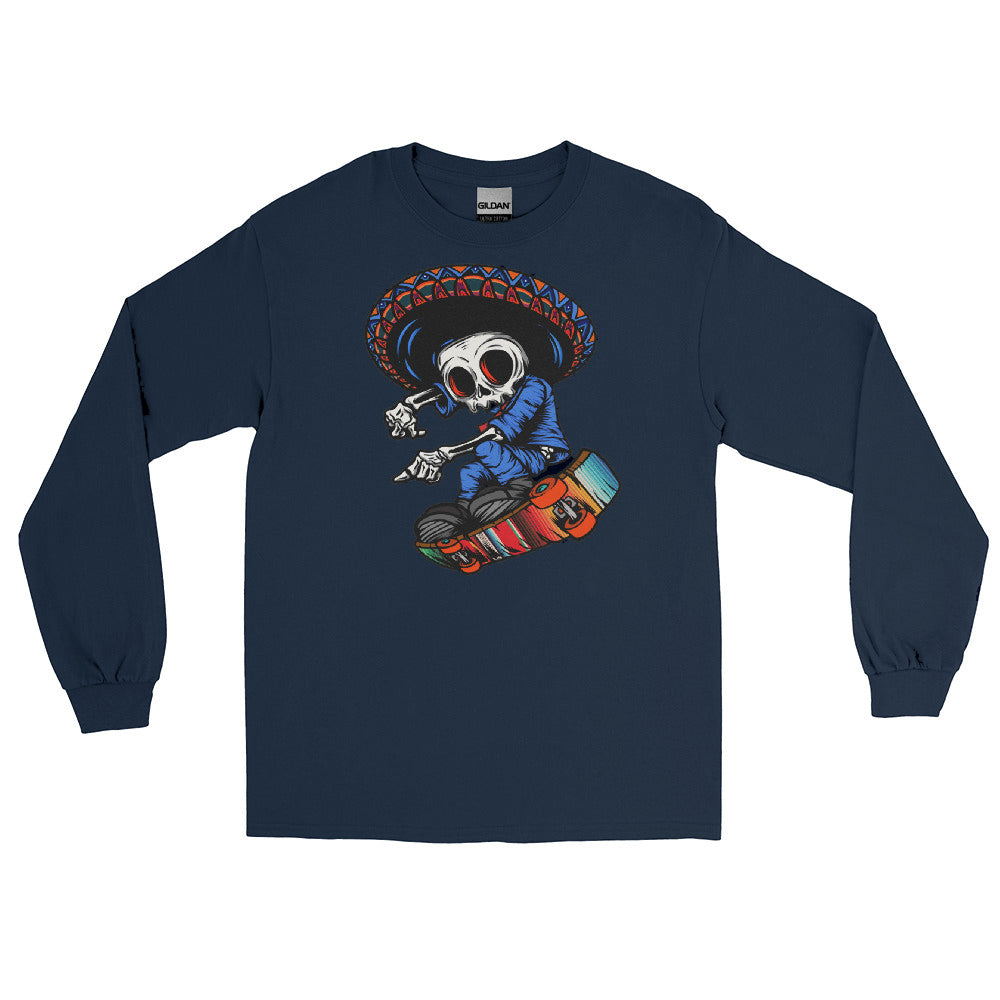 Órale Calavera  OG Raza Men’s Long Sleeve Shirt