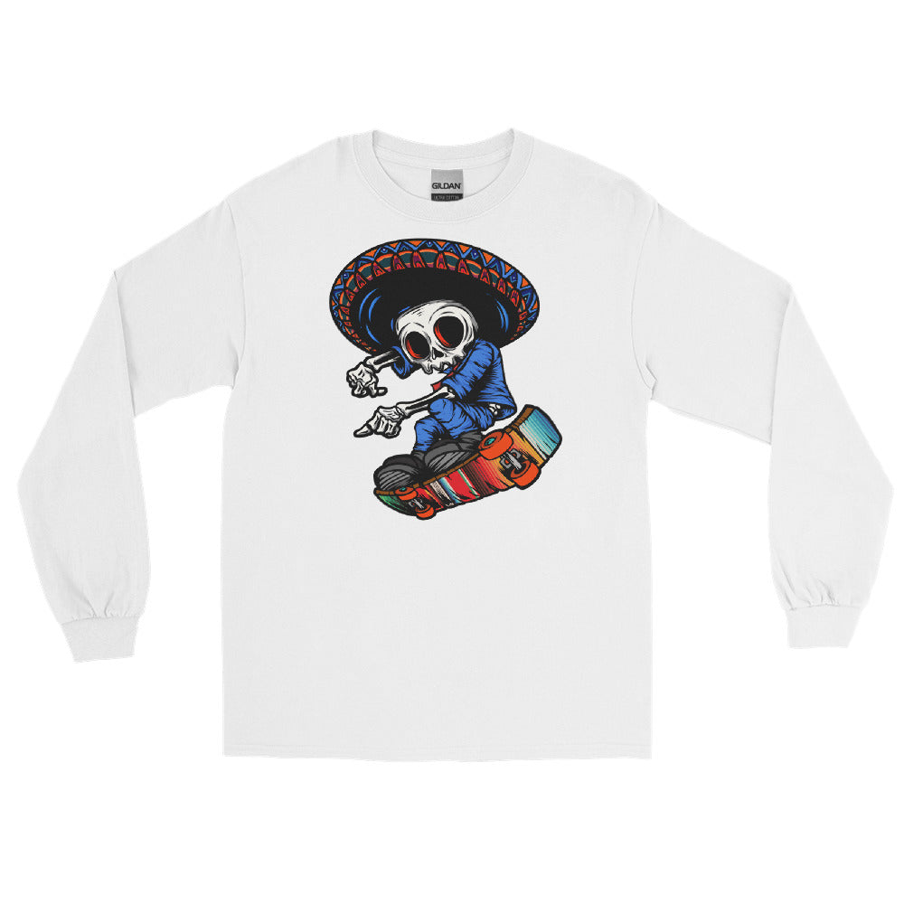 Órale Calavera  OG Raza Men’s Long Sleeve Shirt