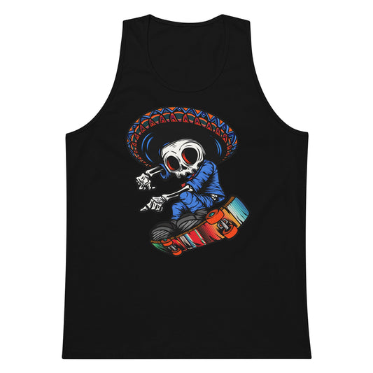 Deluxe Heritage Órale Calavera Calavera Skate Tank Top