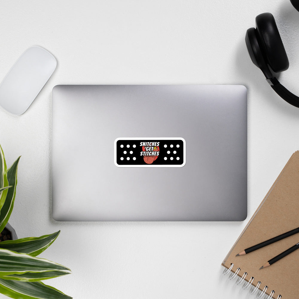 Snitches Get Stitches OG Sticker