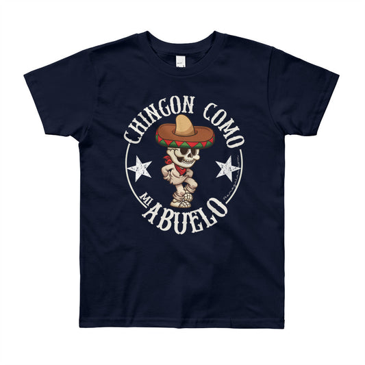 Youth Chingon Como Mi Abuelo Short Sleeve T-Shirt