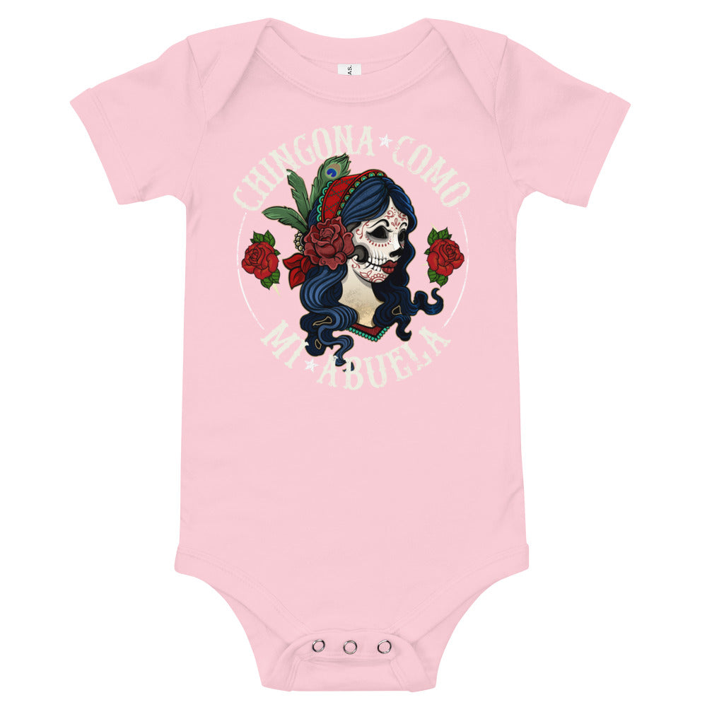 Chingona Como Mi Abuela Beauty Onesie