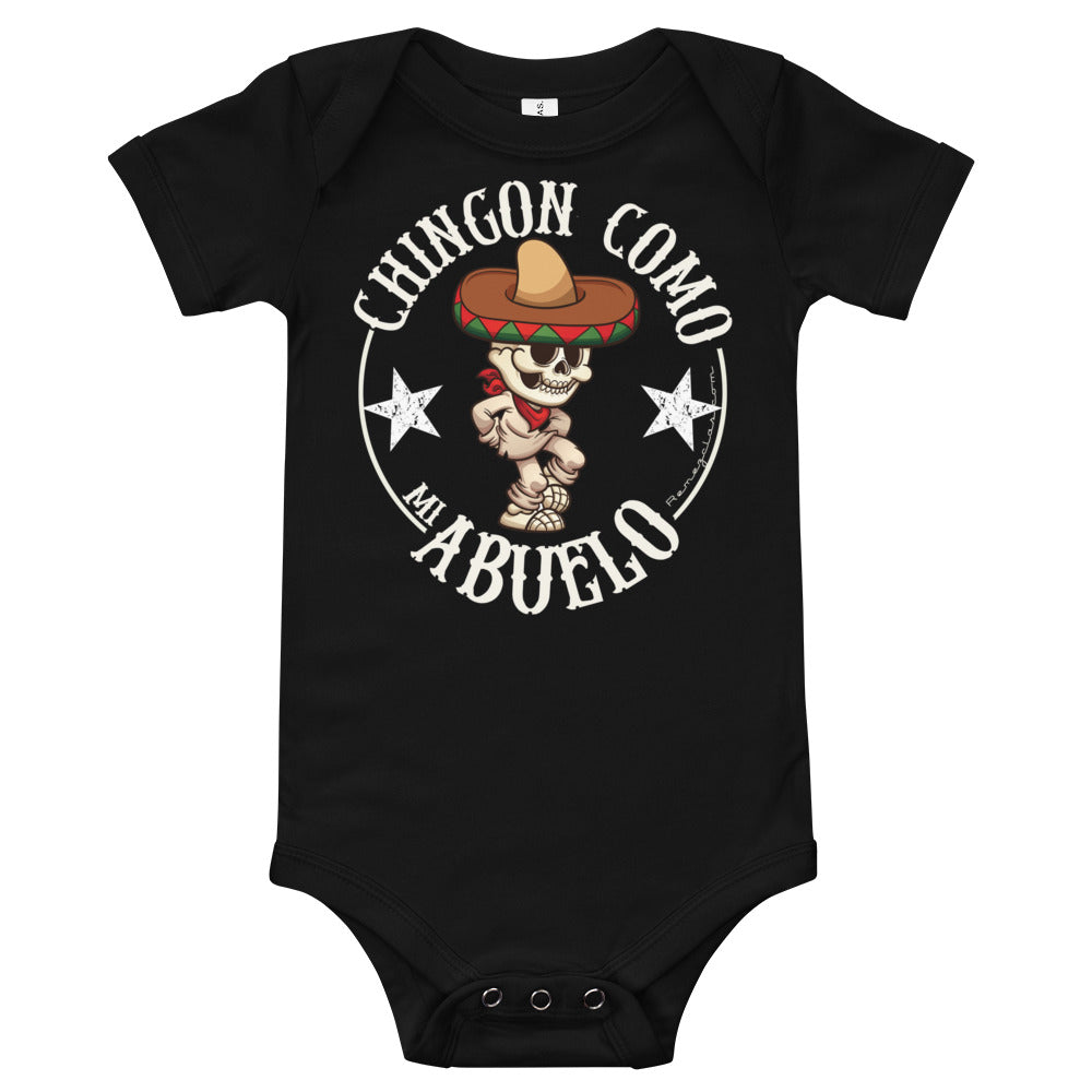Chingon Como Mi Abuelo Baby Onesie