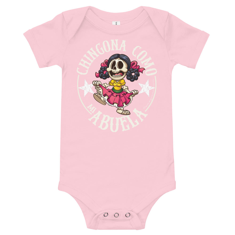 Chingona Como Mi Abuela Mother's Day Baby Onesie