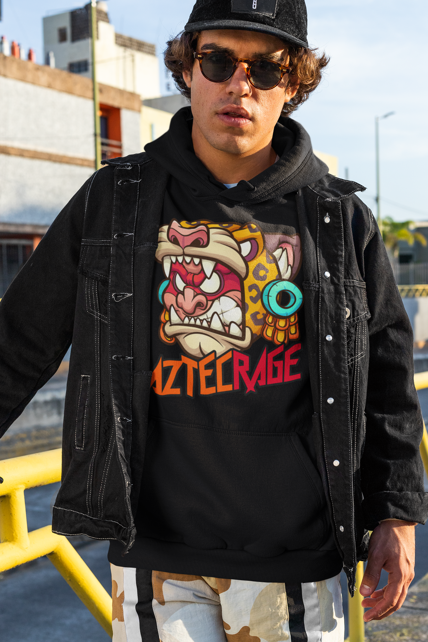 AZTEC RAGE  HOODIE