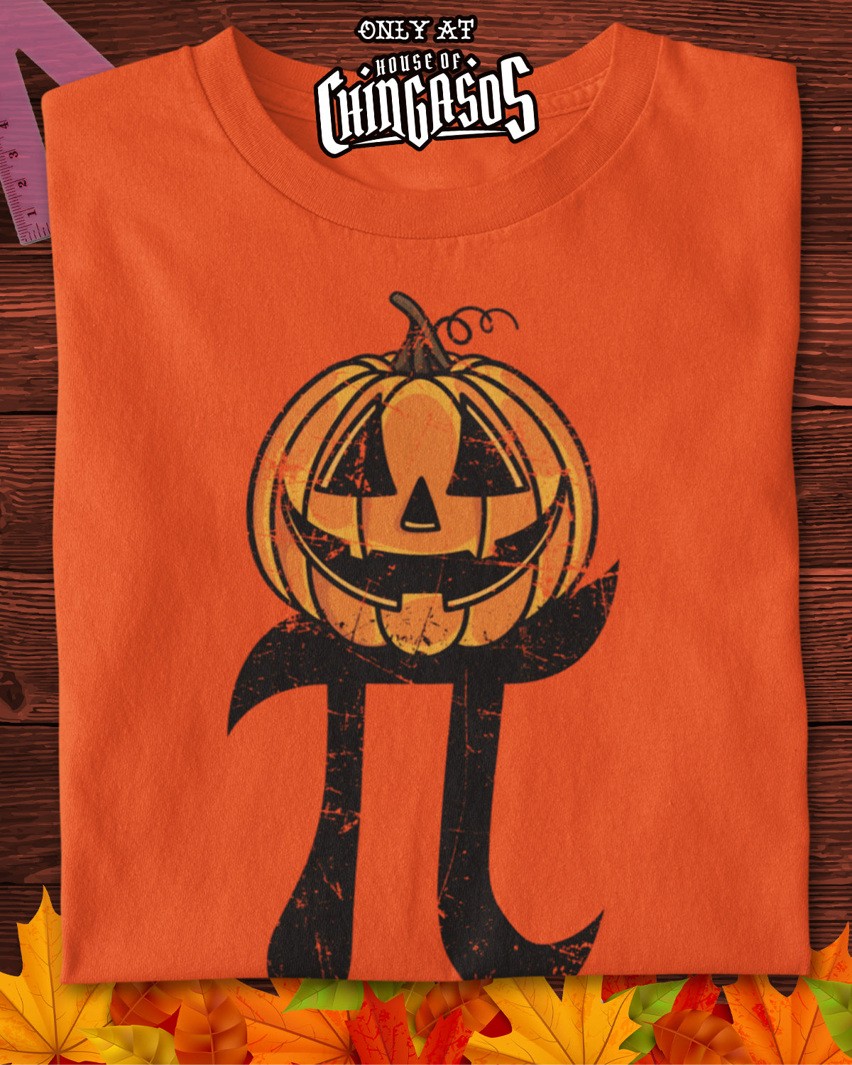 Premium Pumpkin " Pi " Math Geek Halloween T-shirt