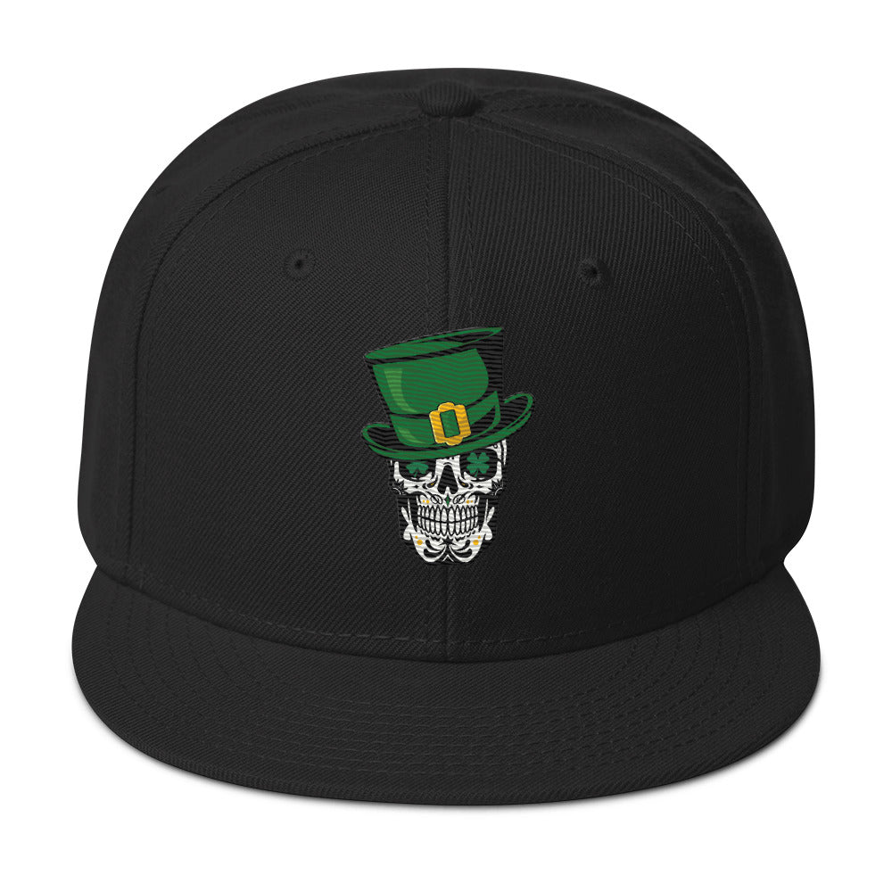 Premium Otto  Irish I Was Mexican St. Patrick's Day Embroidered Snapback