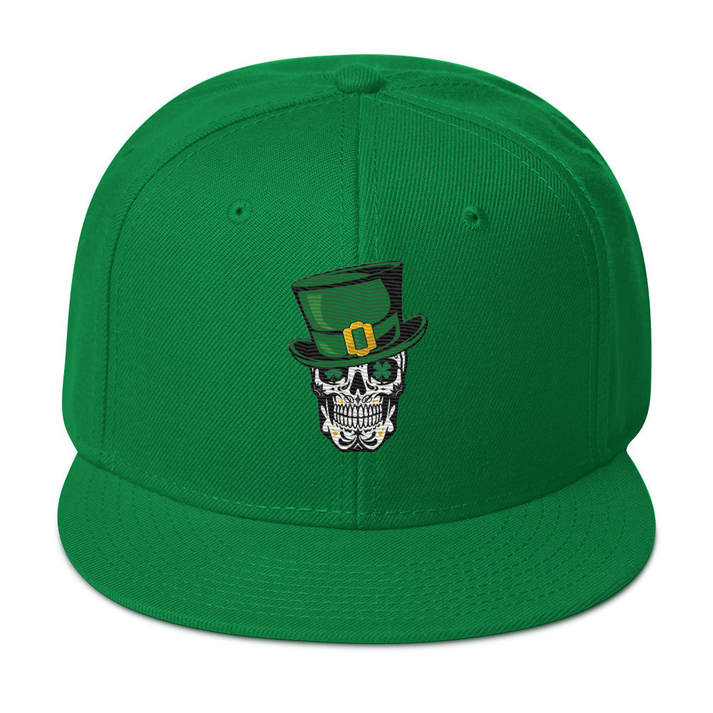 Premium Otto  Irish I Was Mexican St. Patrick's Day Embroidered Snapback