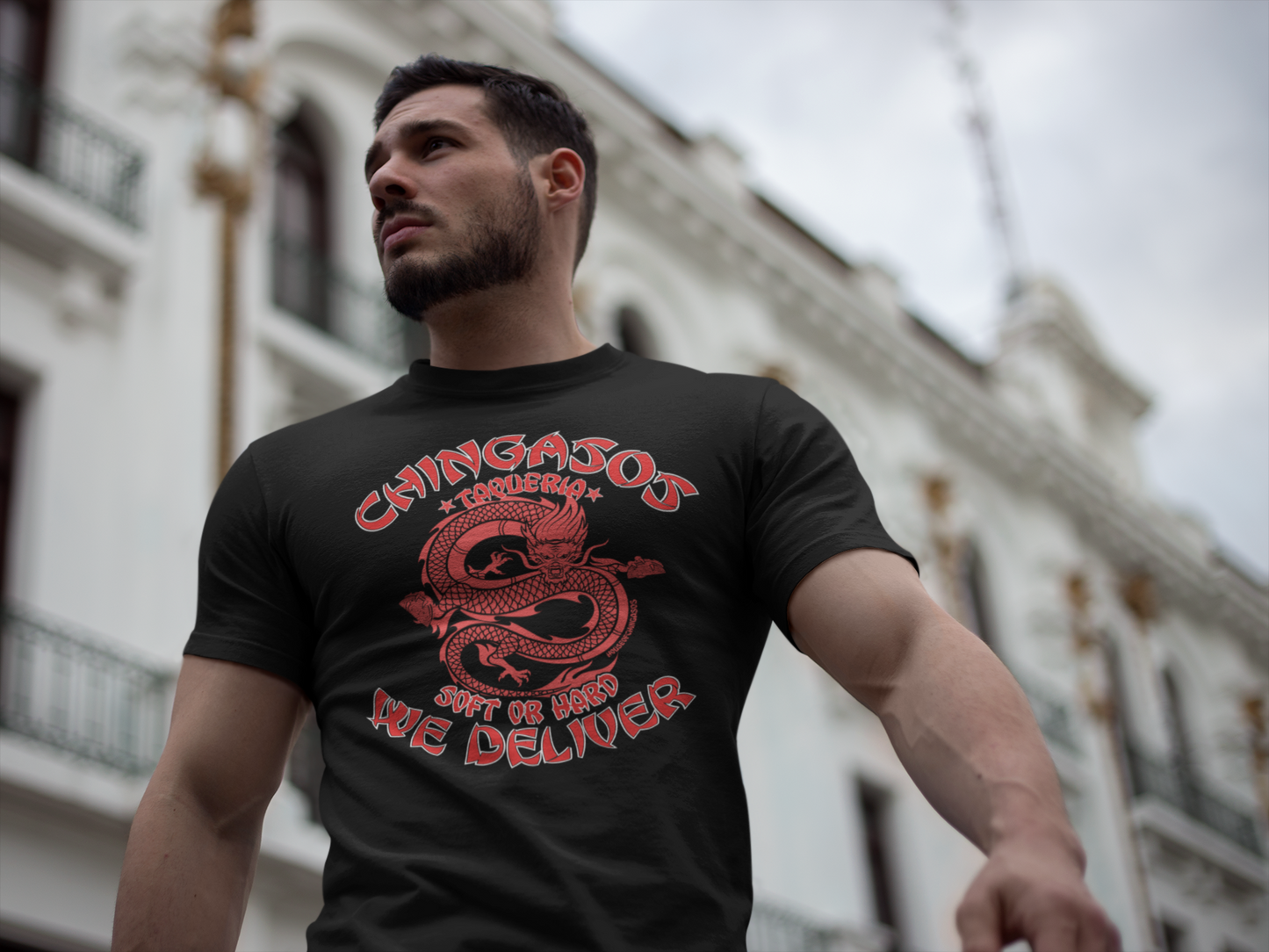 4-5 XL Chinese Old School Taco Delivery & Takeout T-Shirt