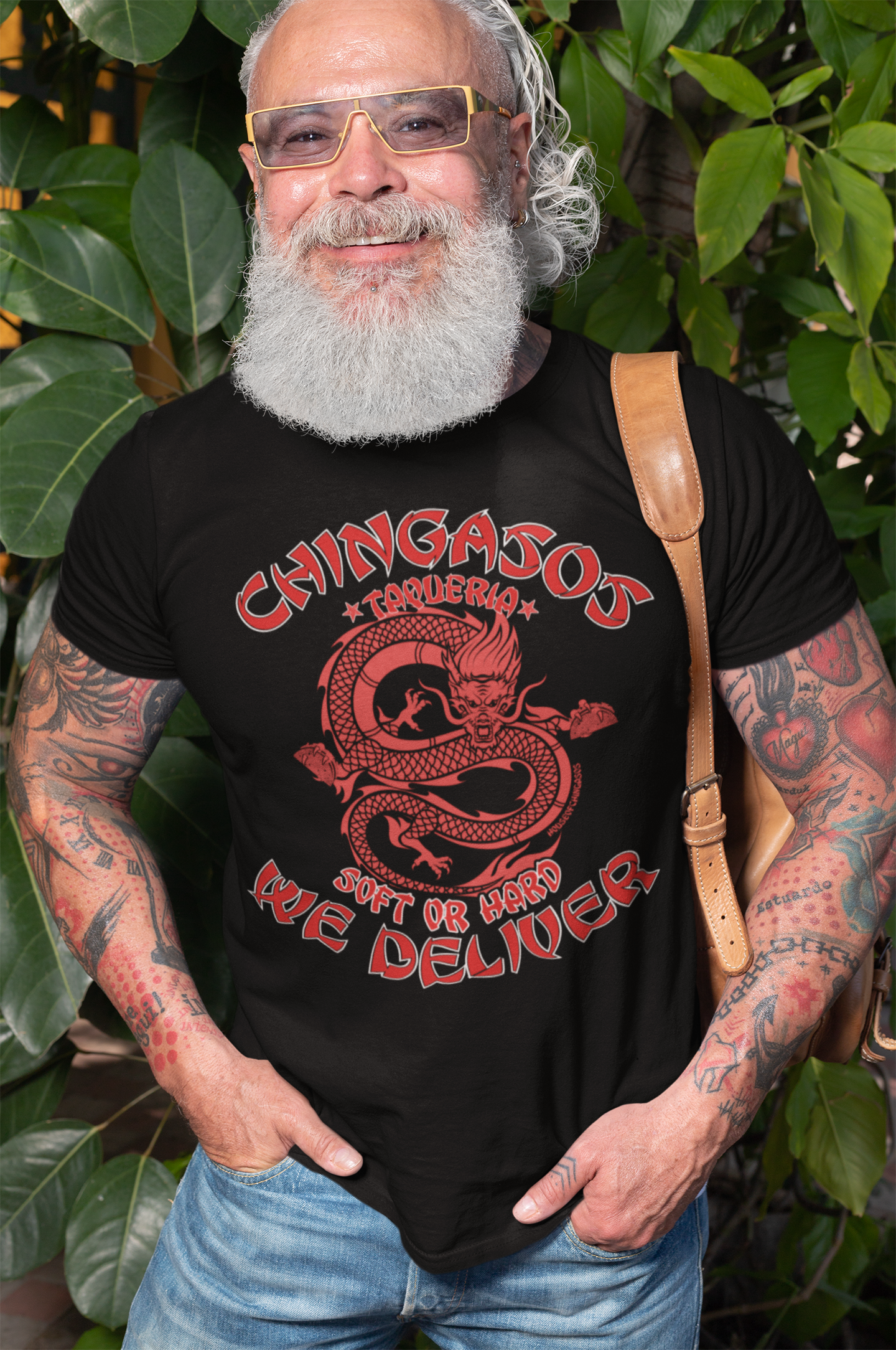 4-5 XL Chinese Old School Taco Delivery & Takeout T-Shirt