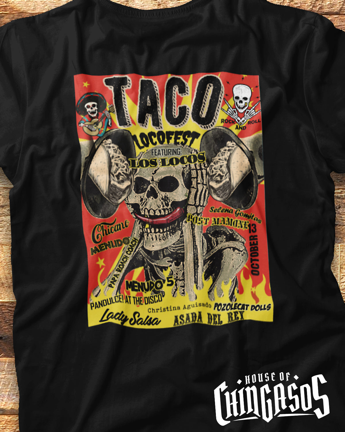 Premium 2023 Taco Fest Concert Tee (Front Print )