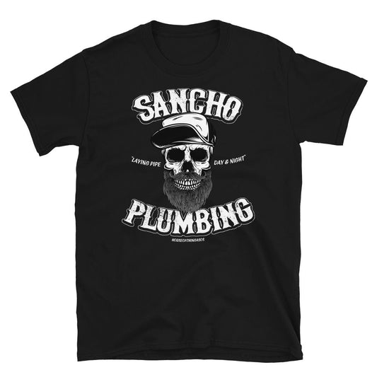 Sancho Plumbing Co. Vintage Greaser T-Shirt /  Front & Back Print
