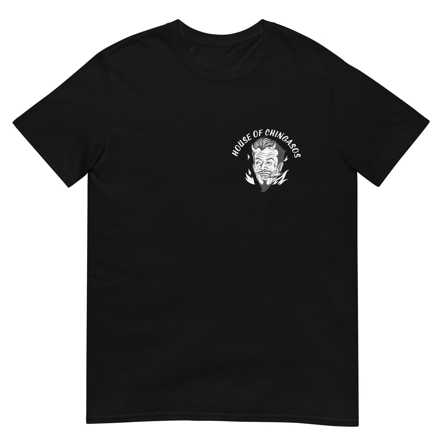 The Devil Whispered Vintage Greaser T-Shirt (Front And Back)
