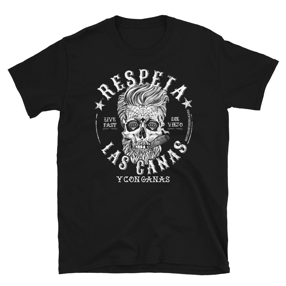 Respeta Las Canas Con Ganas Old School Tee
