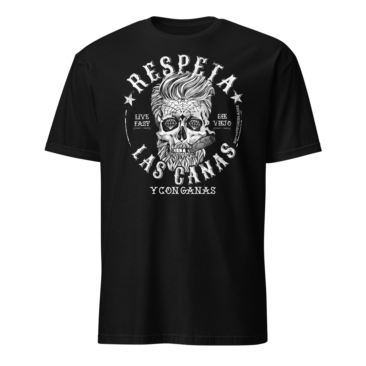 Respeta Las Canas Con Ganas Old School Tee