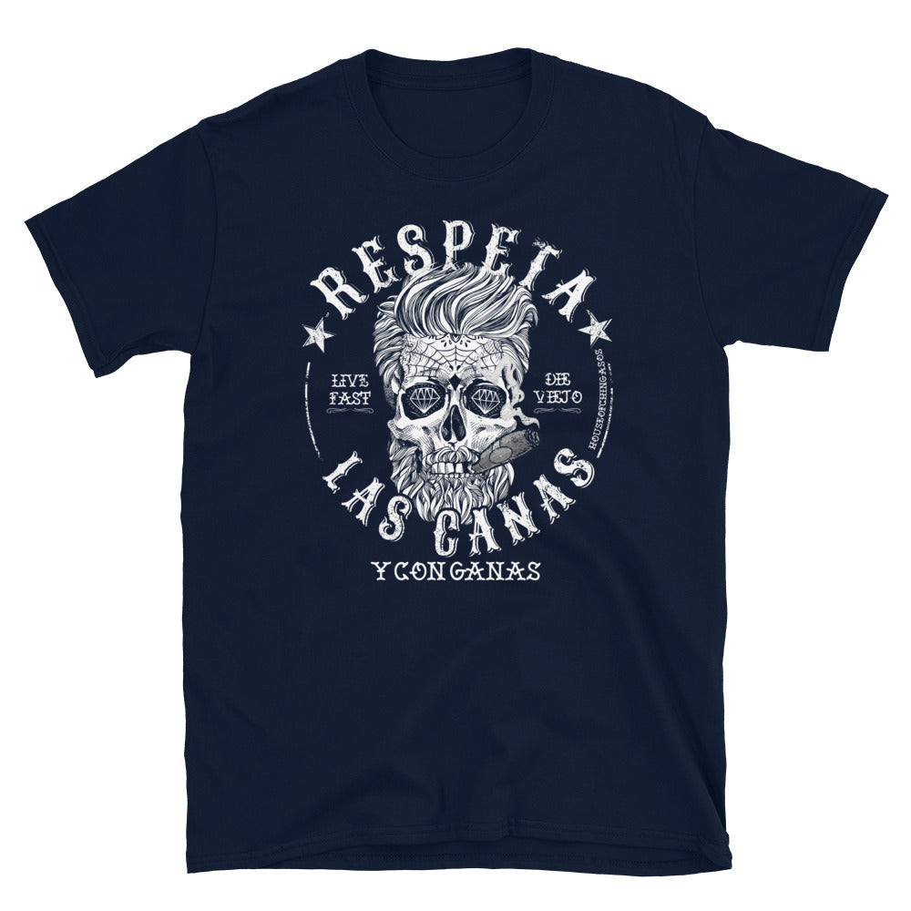 Respeta Las Canas Con Ganas Old School Tee