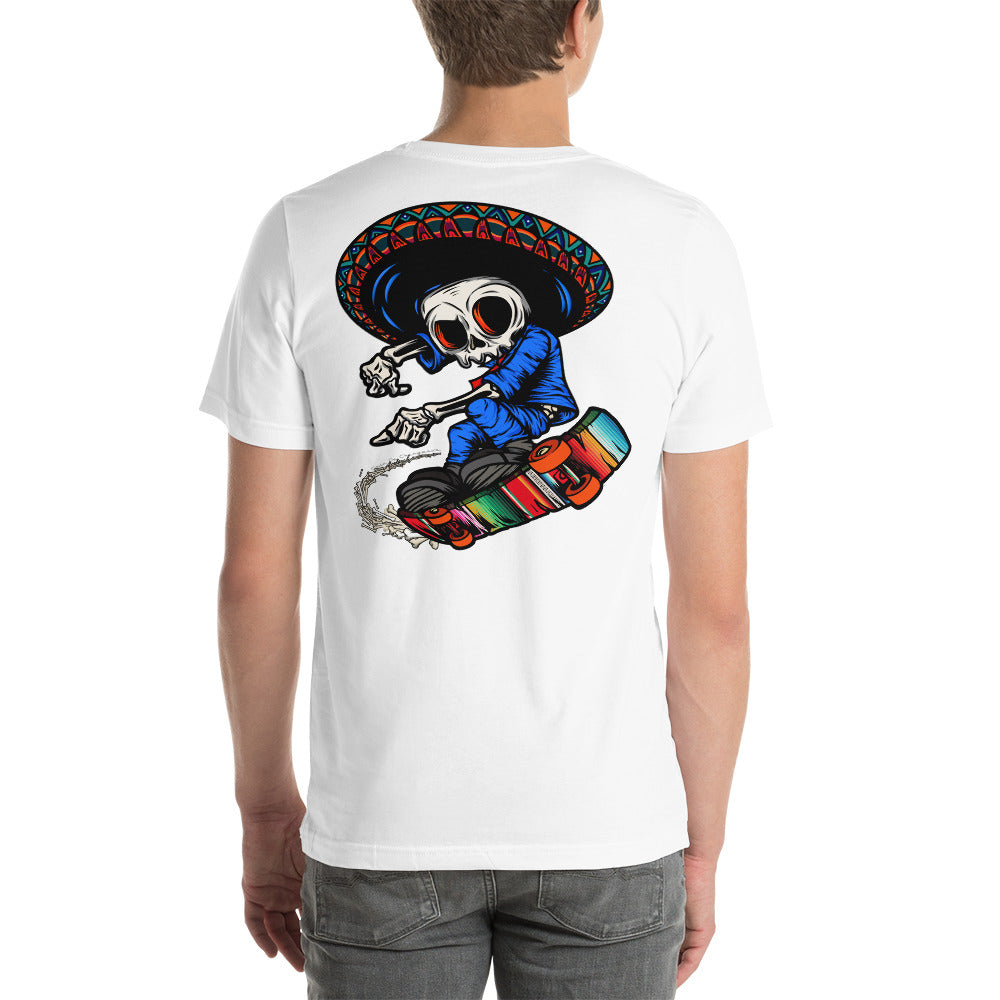 Deluxe Con Pinche Ganas Ripper Calacas t-shirt ( Front & Back Print )