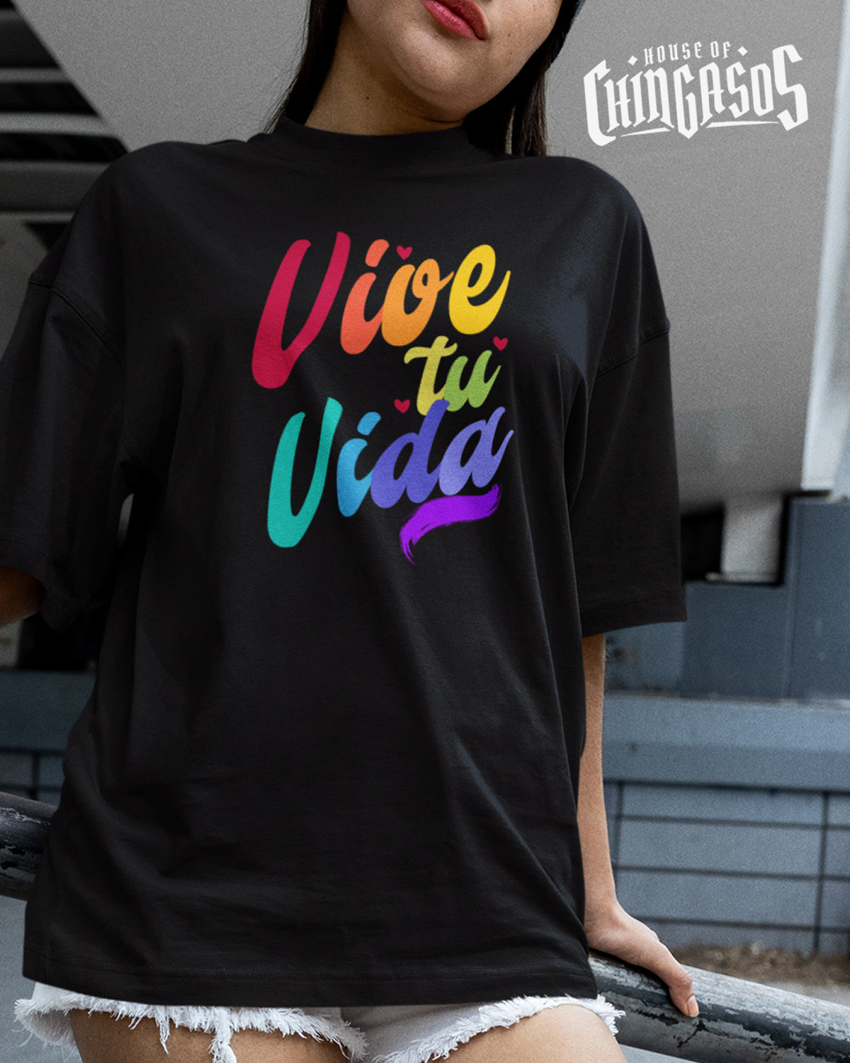 Premium Vive Tu Vida Colores Pride t-shirt