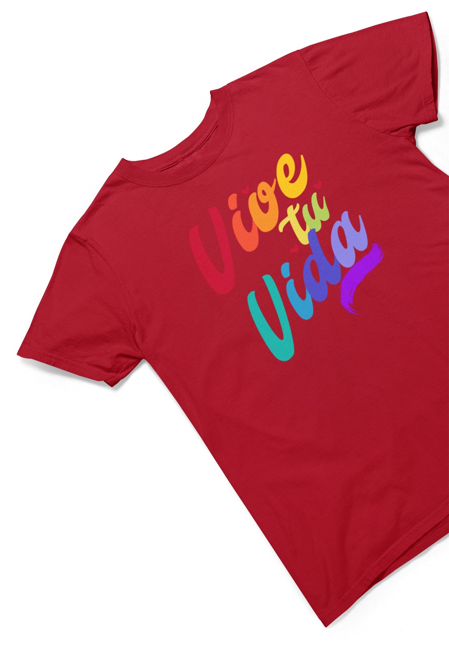 Premium Vive Tu Vida Colores Pride t-shirt