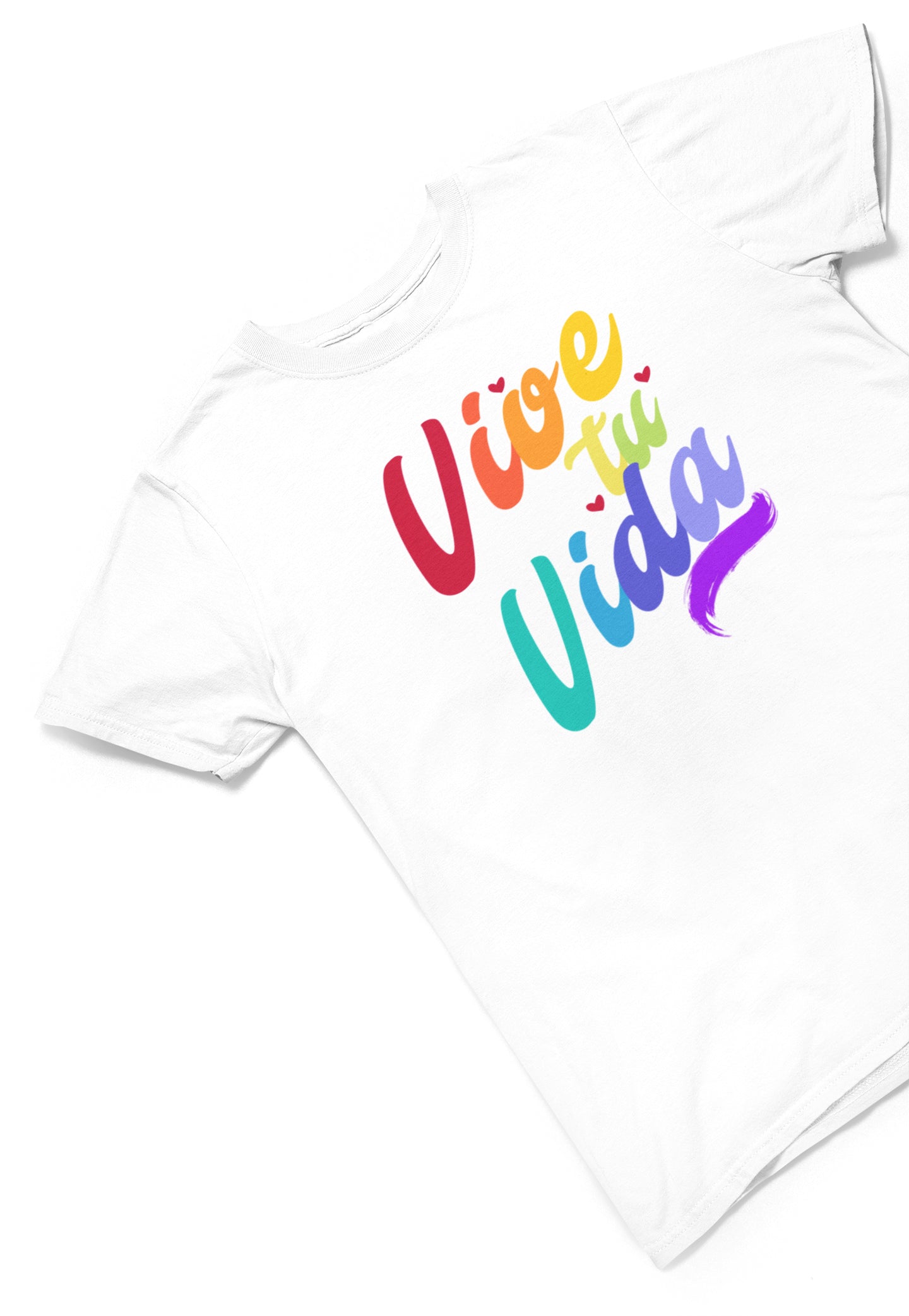 Premium Vive Tu Vida Colores Pride t-shirt