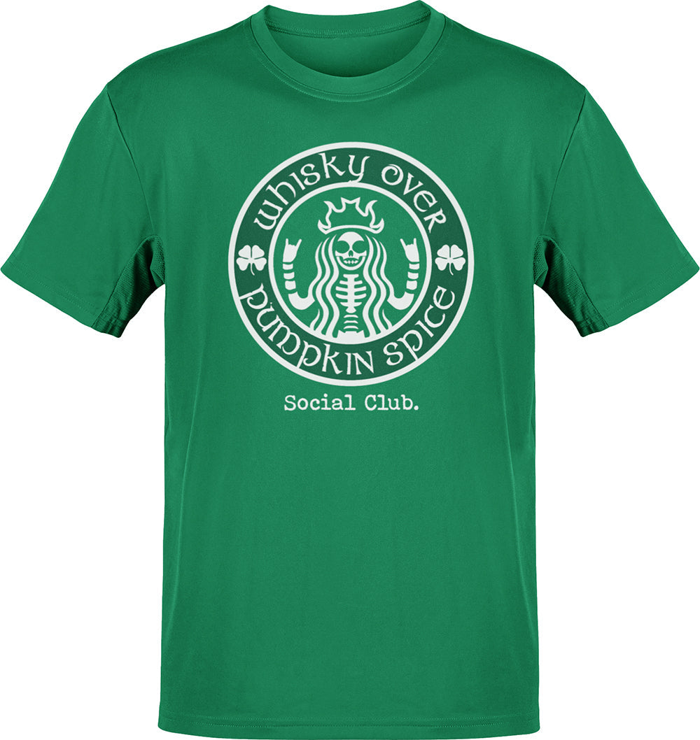 Premium Whisky Over Pumpkin Spice St. Patrick's Pub Tee