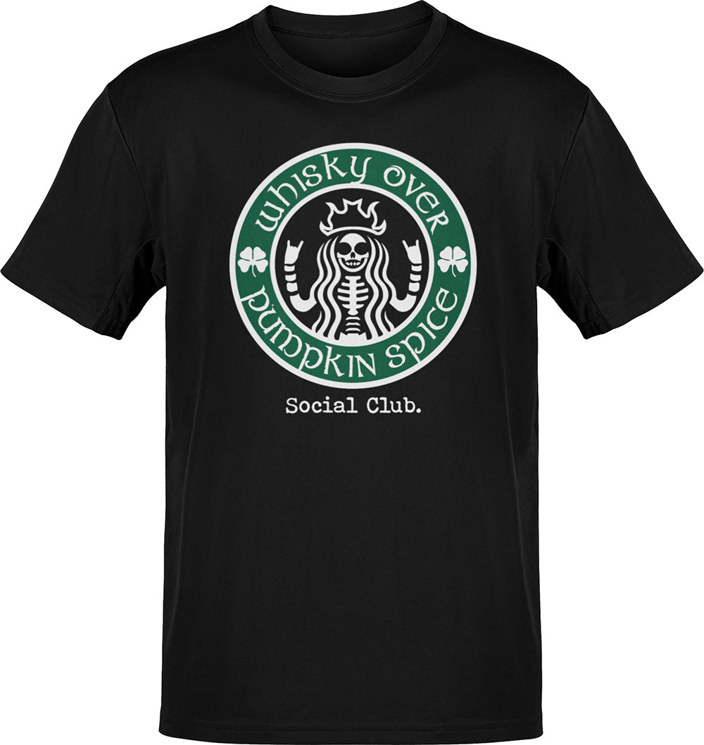 Premium Whisky Over Pumpkin Spice St. Patrick's Pub Tee