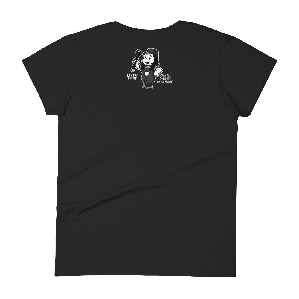 Sancha Tile Co. Chingona Vintage Ladies T-Shirt Front/Back Print