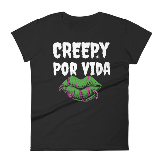 Creepy Port Vida Goth Ladies T-shirt