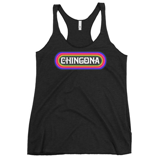 Chingona Retro Women's Racerback Tank