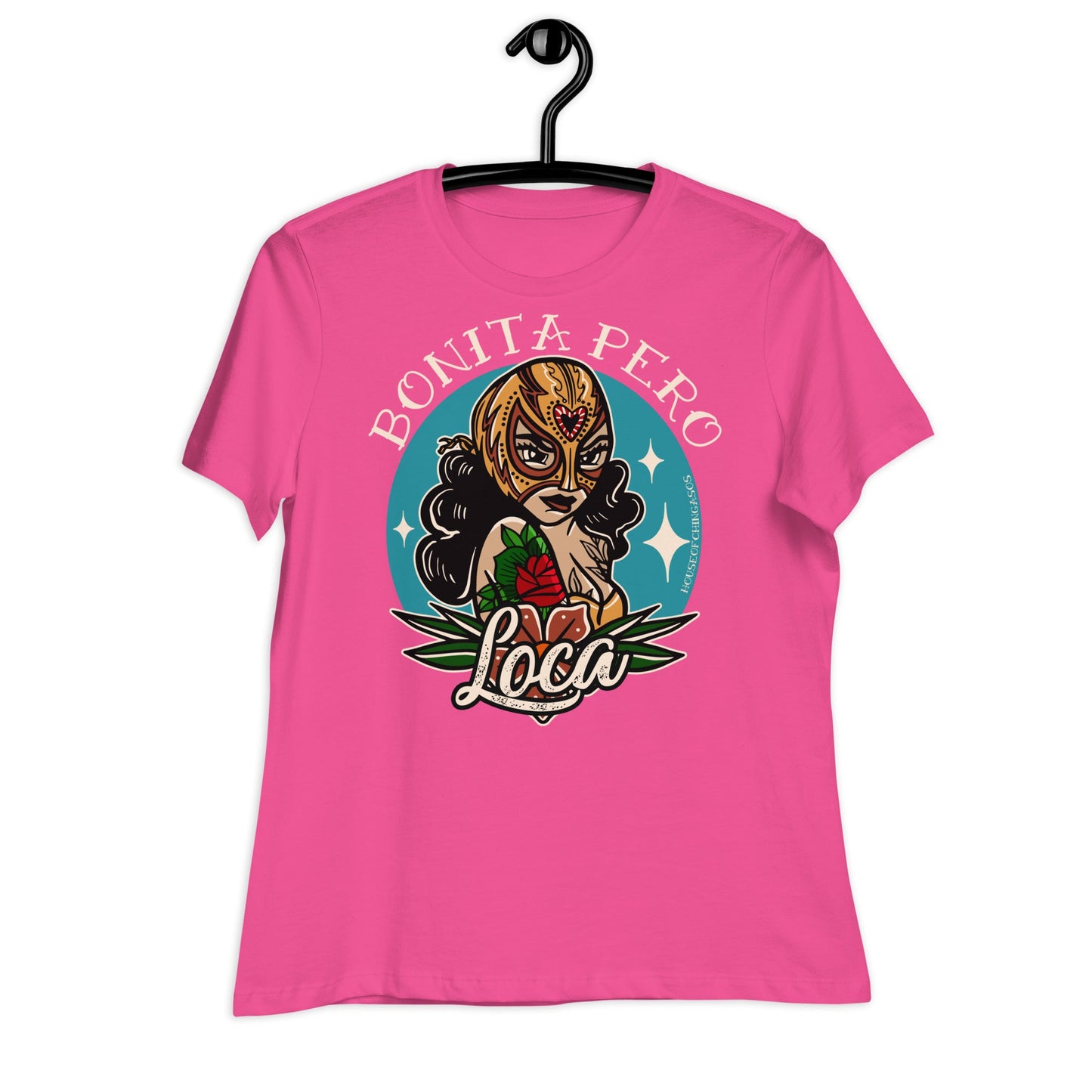 Premium Bonita Pero Loca Old School Women's  T-Shirt