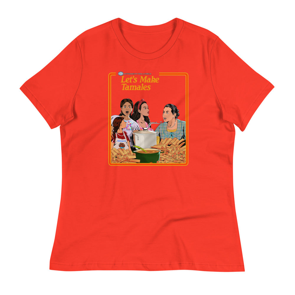 Let's Make Tamales! Ladie's Cut T-Shirt