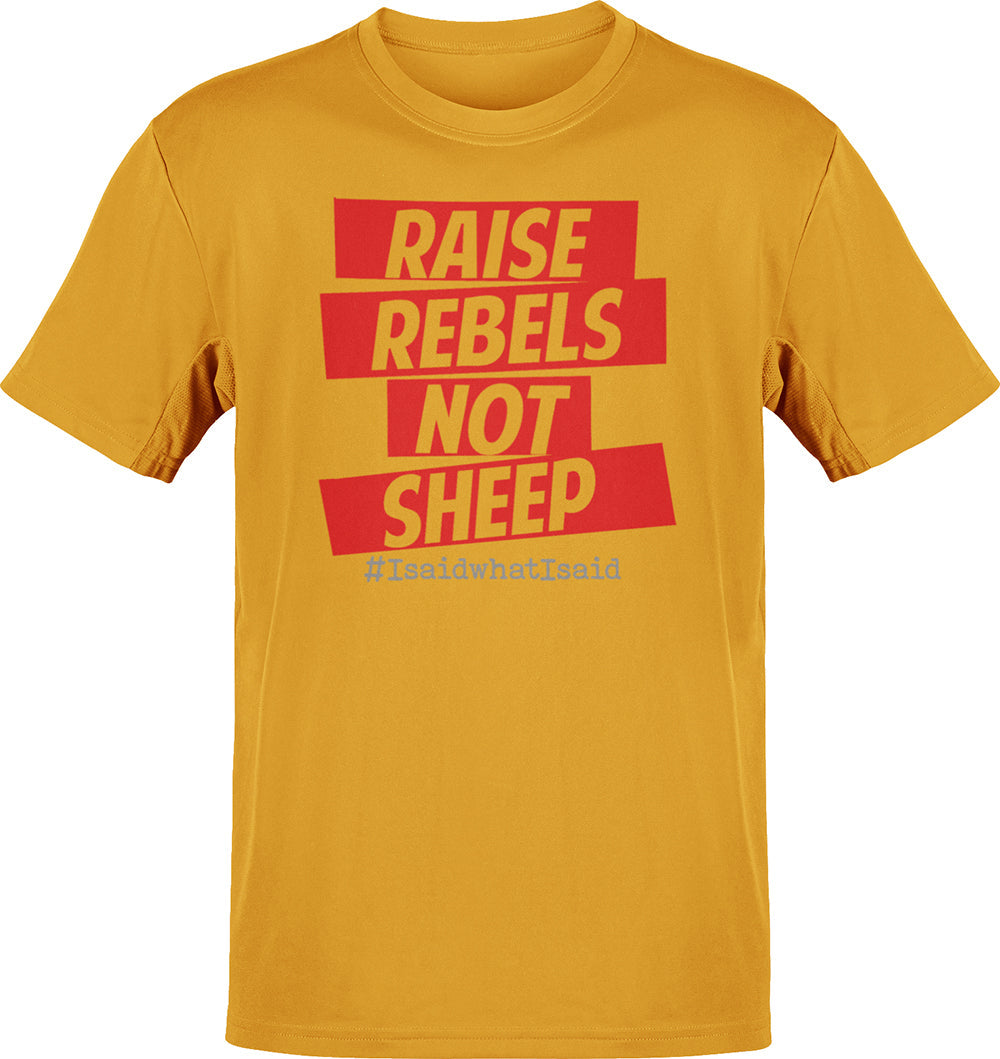 Premium Raise Rebels Not Sheep Old School T-shirt
