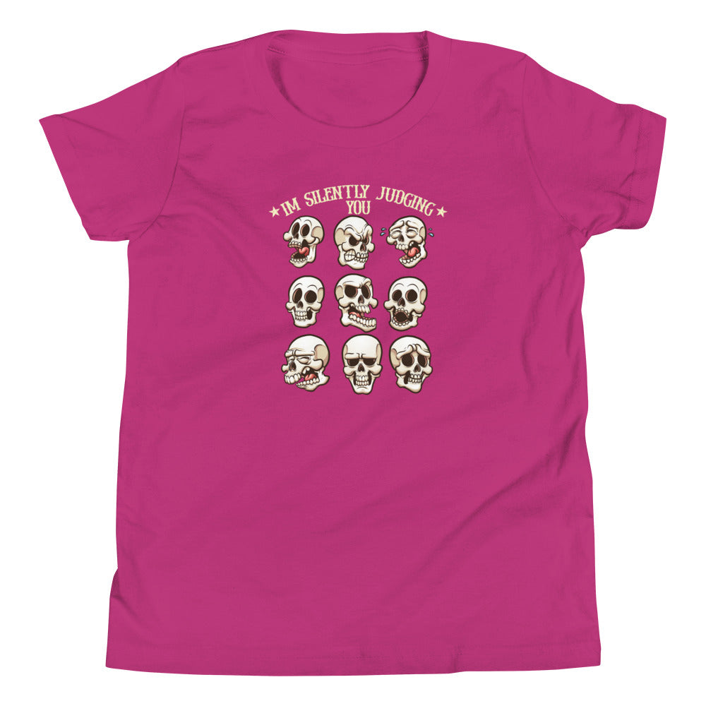 Silently Judging You Youth Short Sleeve T-Shirt
