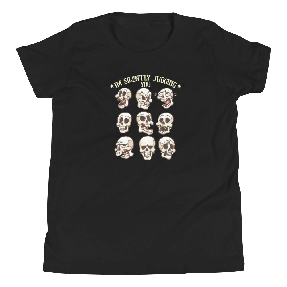 Silently Judging You Youth Short Sleeve T-Shirt