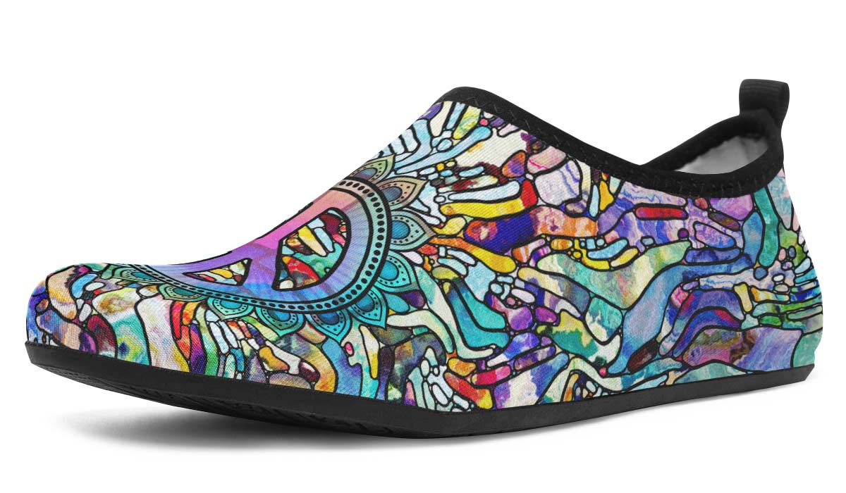 Stained Glassy Peace And Love