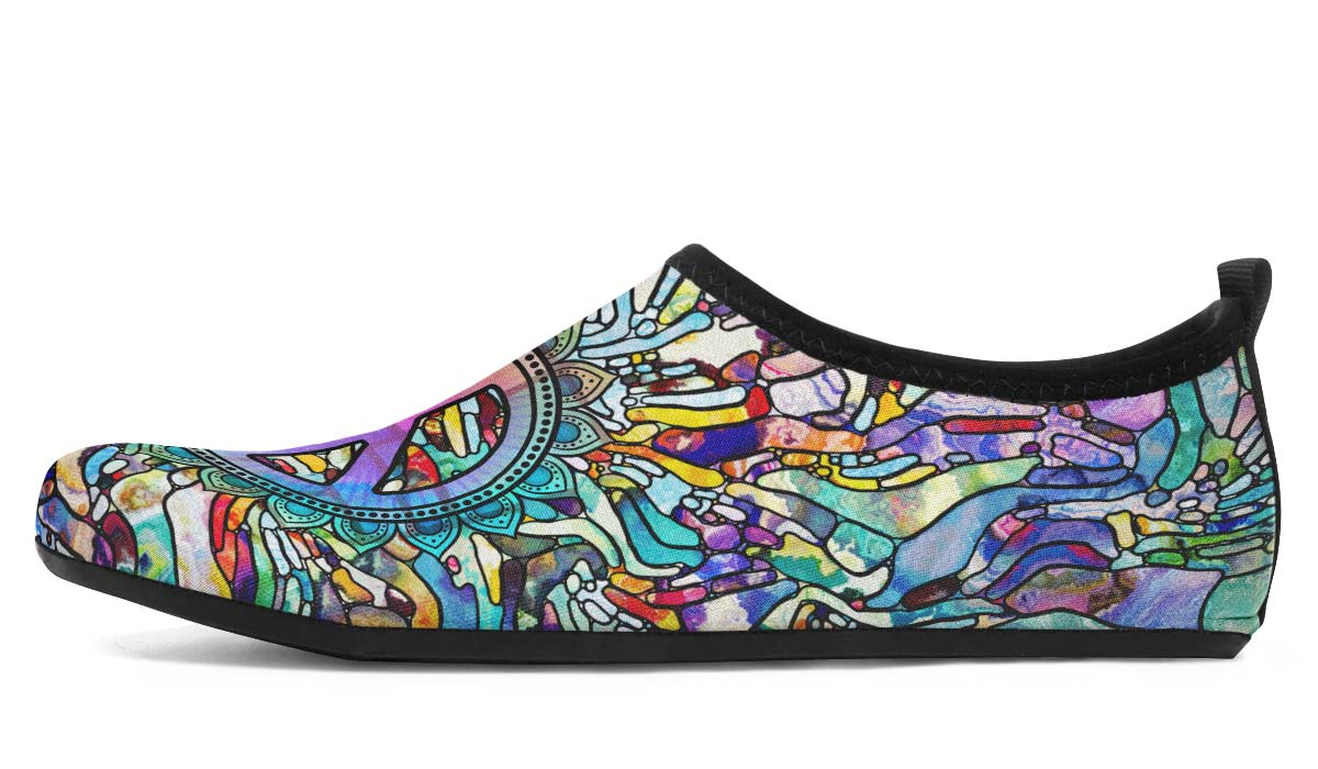 Stained Glassy Peace And Love