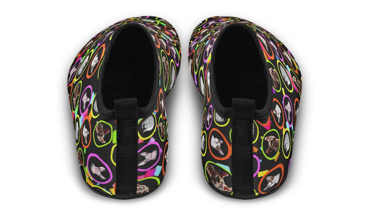 Custom282206 Aqua Cat Aqua Barefoot Shoes