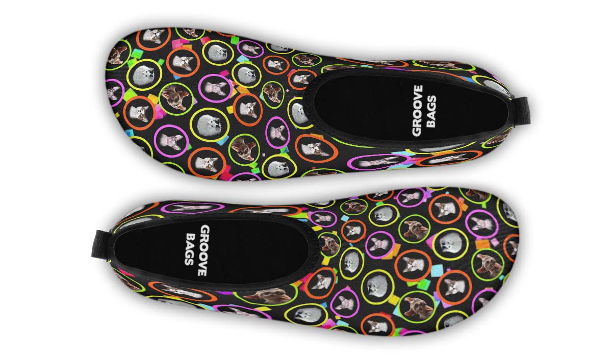 Custom282206 Aqua Cat Aqua Barefoot Shoes
