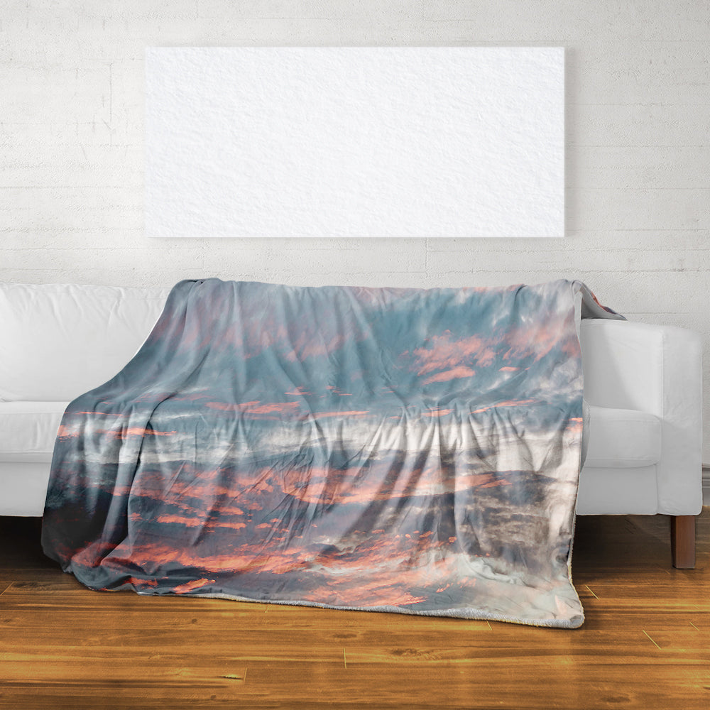 Pink Sky Blankets