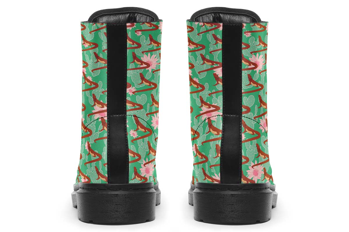 Bearded Dragon Pattern Boots